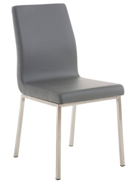 Conjunto de 2 cadeiras de jantar Colmar, cinza Conjunto de 2 cadeiras de jantar Colmar, cinza