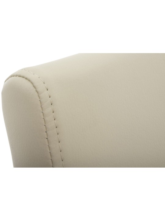 Conjunto de 2 cadeiras de jantar Colmar, creme