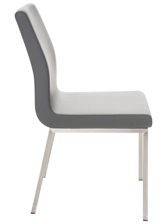 Conjunto de 2 cadeiras de jantar Colmar, cinza Conjunto de 2 cadeiras de jantar Colmar, cinza