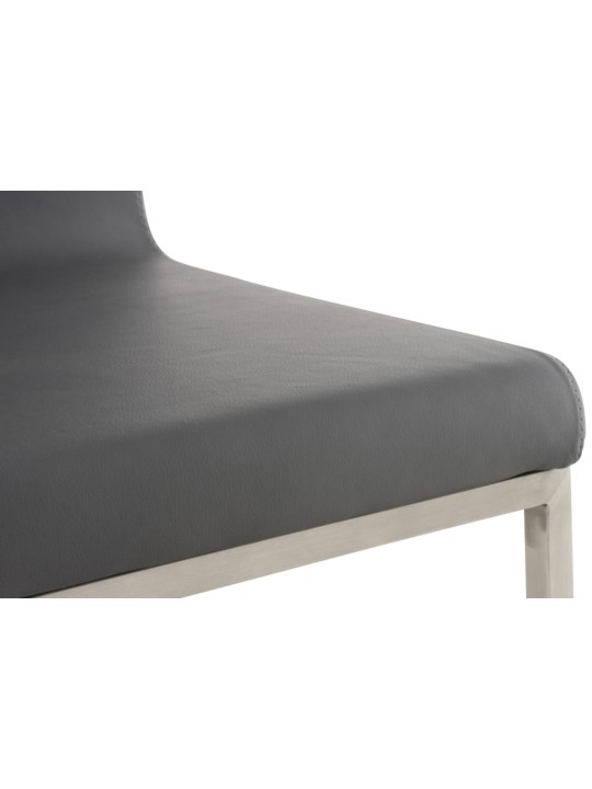 Conjunto de 2 cadeiras de jantar Colmar, cinza Conjunto de 2 cadeiras de jantar Colmar, cinza