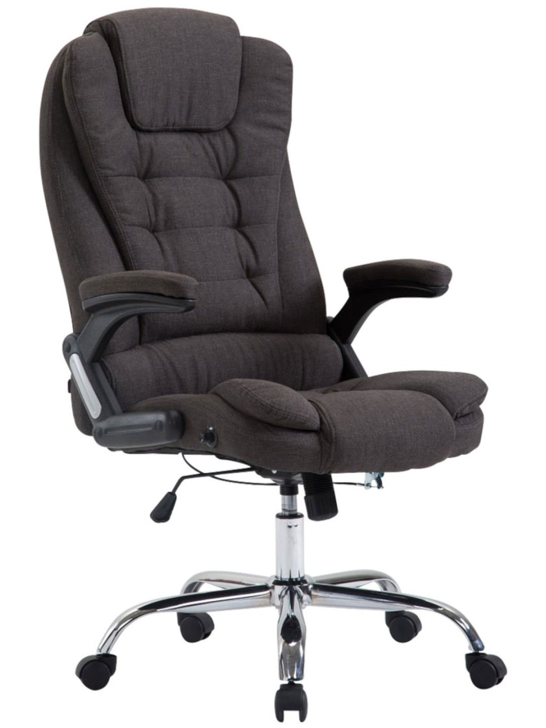 Cadeira de escritório Thor tecido, cinza escuro