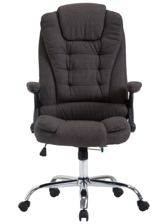 Cadeira de escritório Thor tecido, cinza escuro