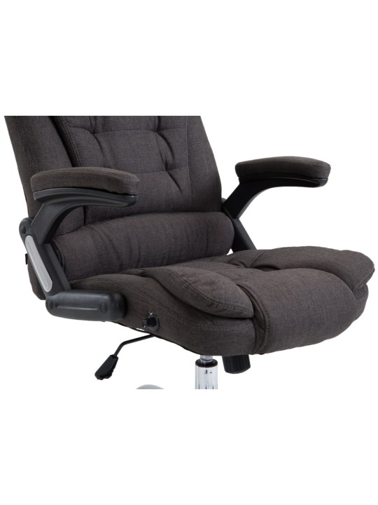 Cadeira de escritório Thor tecido, cinza escuro