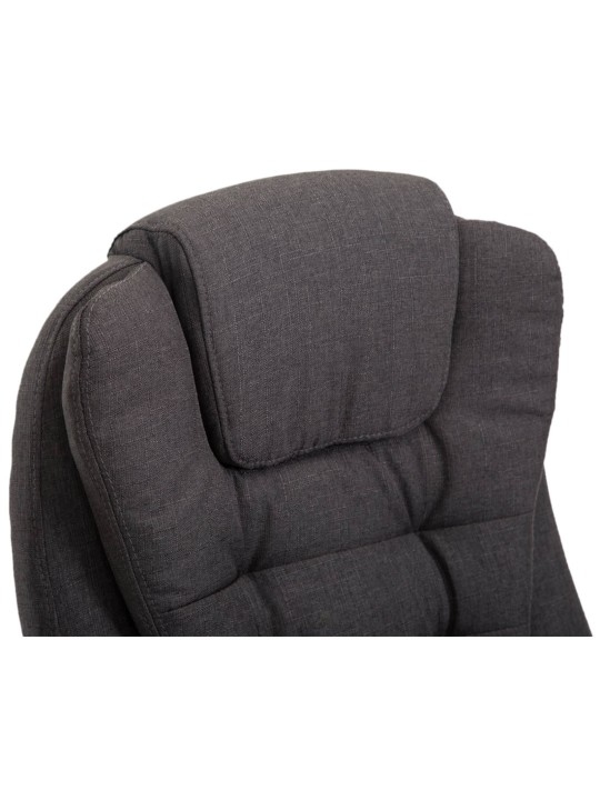 Cadeira de escritório Thor tecido, cinza escuro