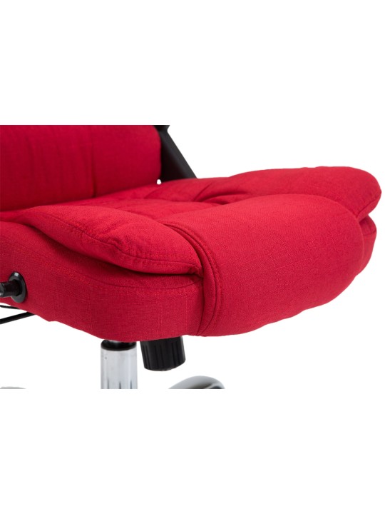 Cadeira de escritório Thor tecido, vermelho