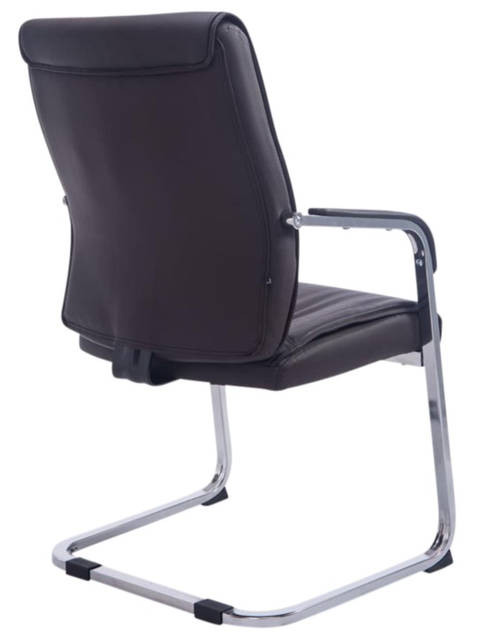 Conjunto de 2 cadeiras cantilever XL Anubis, castanho