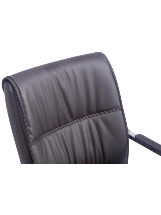 Conjunto de 2 cadeiras cantilever XL Anubis, castanho