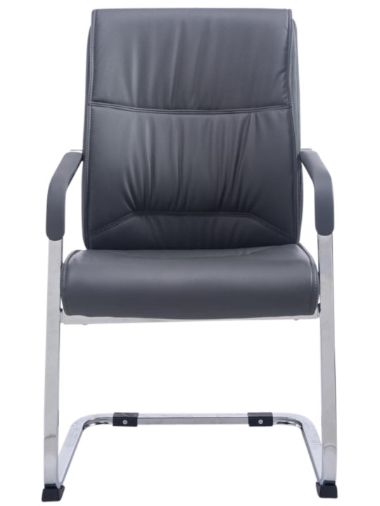 Conjunto de 2 cadeiras cantilever XL Anubis, cinza