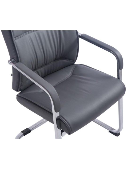 Conjunto de 2 cadeiras cantilever XL Anubis, cinza