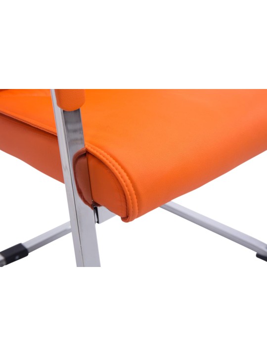 Conjunto de 2 cadeiras cantilever XL Anubis, laranja