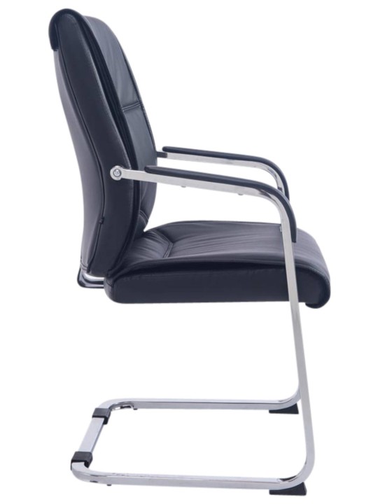 Conjunto de 2 cadeiras cantilever XL Anubis, preto