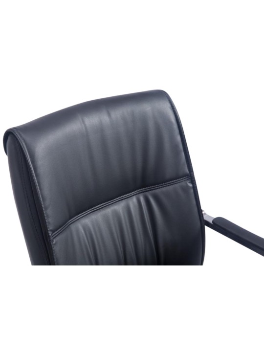 Conjunto de 2 cadeiras cantilever XL Anubis, preto