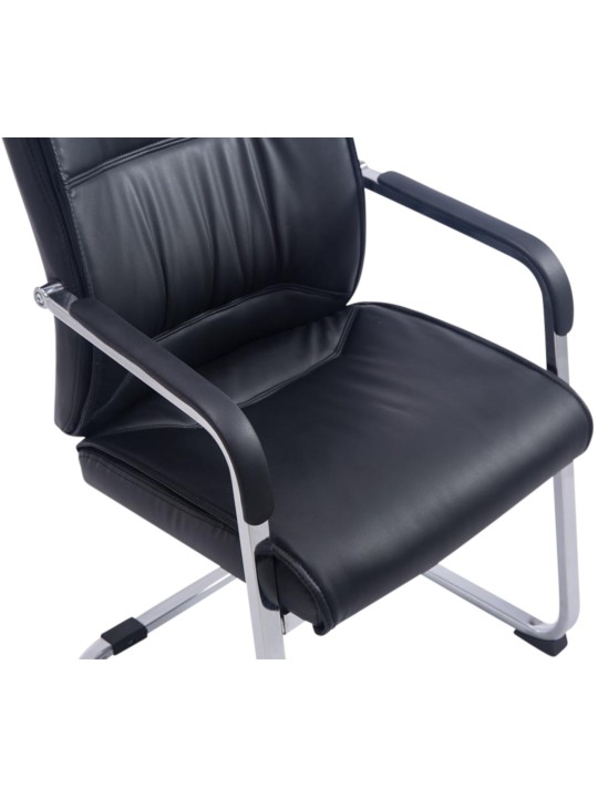 Conjunto de 2 cadeiras cantilever XL Anubis, preto