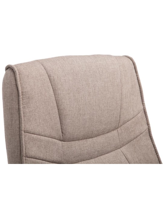 Conjunto de 2 cadeiras tecido Attila, taupe