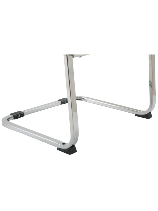 Conjunto de 2 cadeiras cantilever tecido XL Anubis, cinza