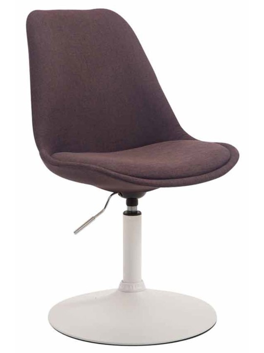 Conjunto de 4 cadeiras tecido Maverick W, castanho