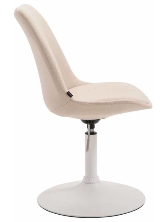 Conjunto de 4 cadeiras tecido Maverick W, creme