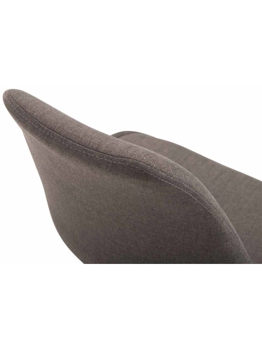 Conjunto de 4 cadeiras tecido Maverick B, cinza escuro