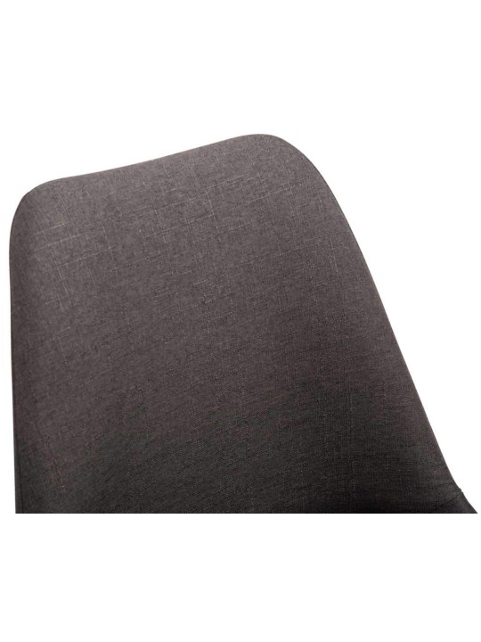 Conjunto de 4 cadeiras tecido Maverick W, cinza escuro Conjunto de 4 cadeiras tecido Maverick W, cinza escuro