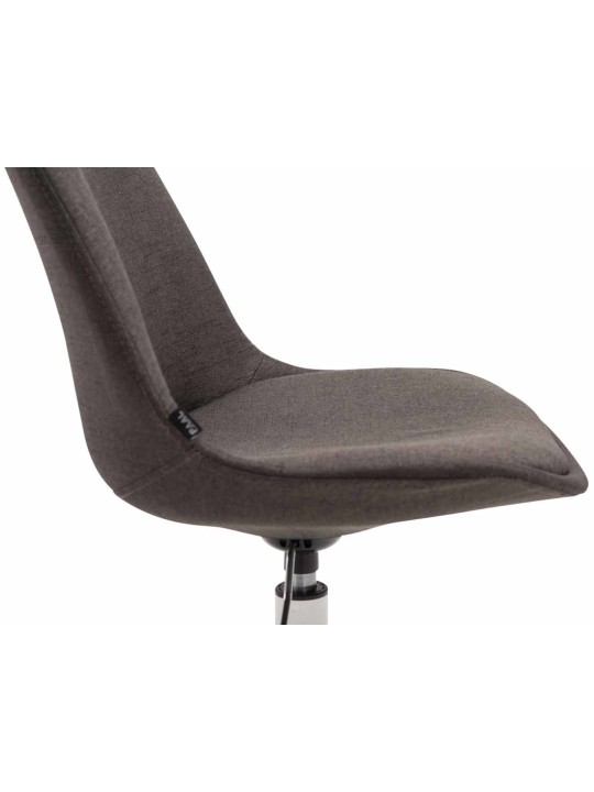 Conjunto de 4 cadeiras tecido Maverick W, cinza escuro Conjunto de 4 cadeiras tecido Maverick W, cinza escuro