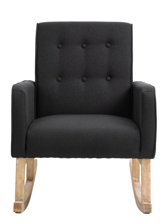 Cadeira de balanço tecido Dream, preto Cadeira de balanço tecido Dream, preto