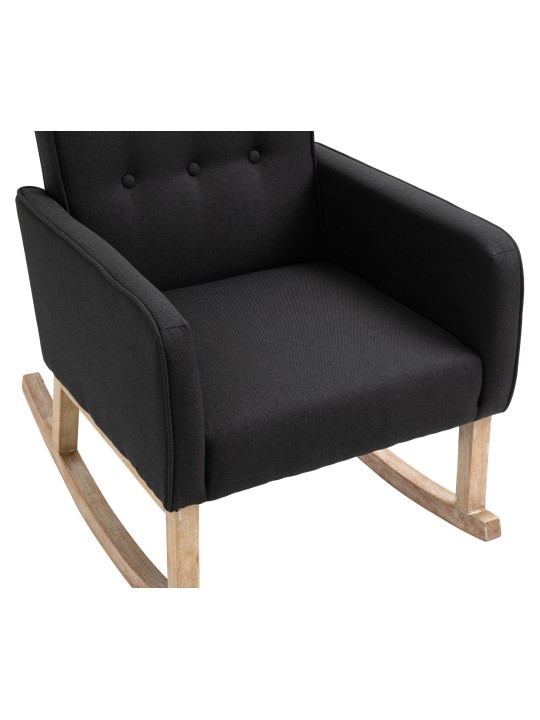 Cadeira de balanço tecido Dream, preto Cadeira de balanço tecido Dream, preto