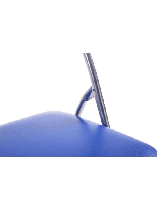 Conjunto de 2 cadeiras dobráveis ​​Felix, azul/prata