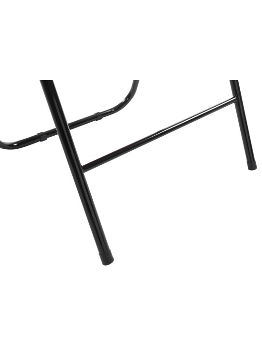 Conjunto de 2 cadeiras dobráveis ​​Felix, preto/preto