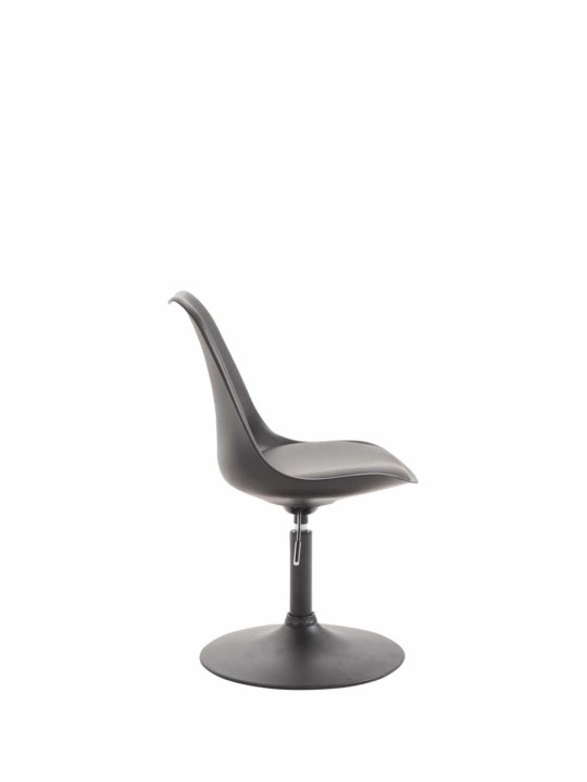 Conjunto de 4 cadeiras de jantar Maverick B plástico, preto