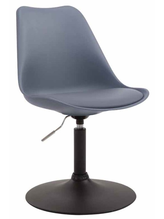 Conjunto de 4 cadeiras de jantar Maverick B plástico, cinza