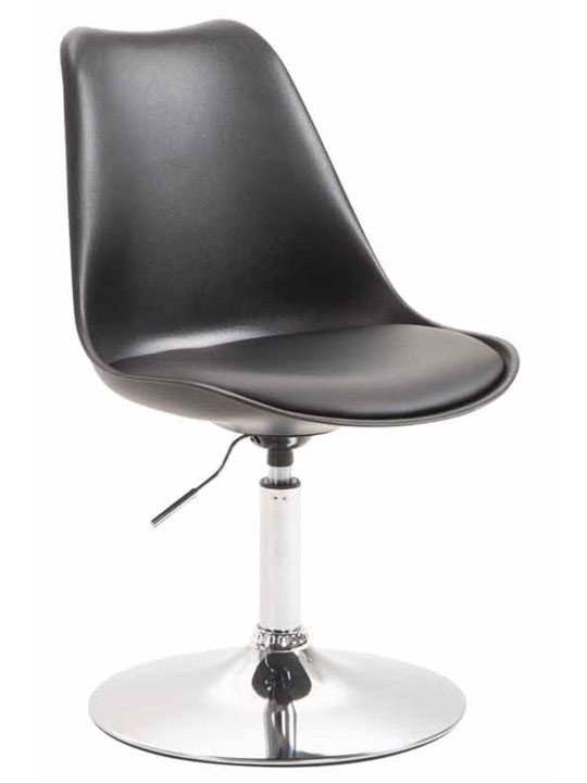 Conjunto de 4 cadeiras de jantar Maverick C plástico, preto