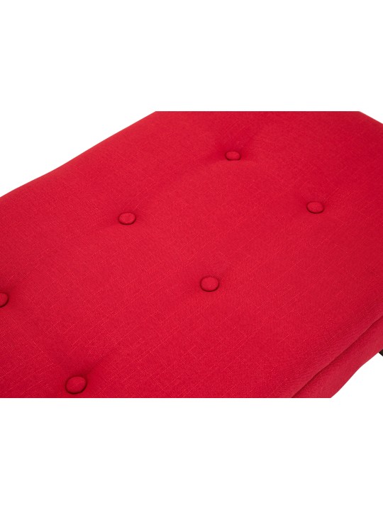 Banco Namaro tecido antigo, vermelho Banco Namaro tecido antigo, vermelho