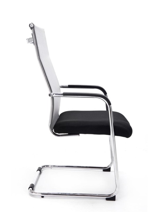 Conjunto de 2 cadeiras para visitantes Brenda, cinza