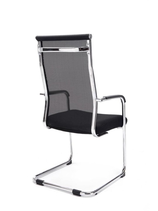 Conjunto de 2 cadeiras para visitantes Brenda, preto