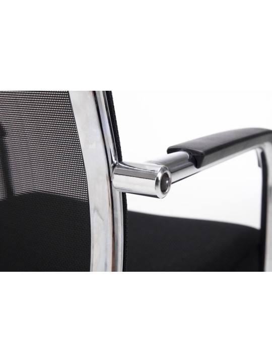 Conjunto de 2 cadeiras para visitantes Brenda, preto