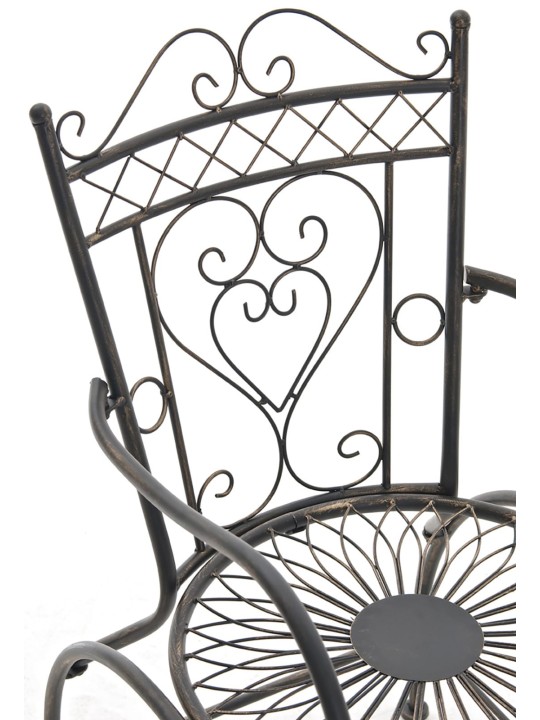 Conjunto de 2 cadeiras Sheela, bronze