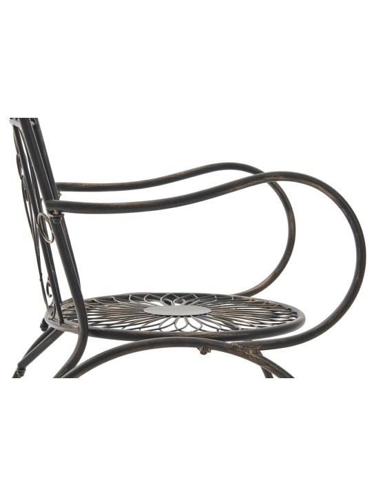 Conjunto de 2 cadeiras Sheela, bronze