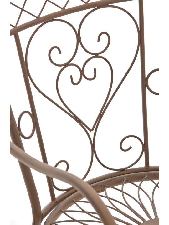 Conjunto de 2 cadeiras Sheela, castanho antigo