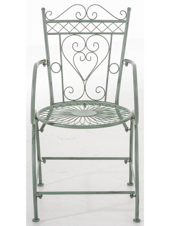 Conjunto de 2 cadeiras Sheela, verde antigo