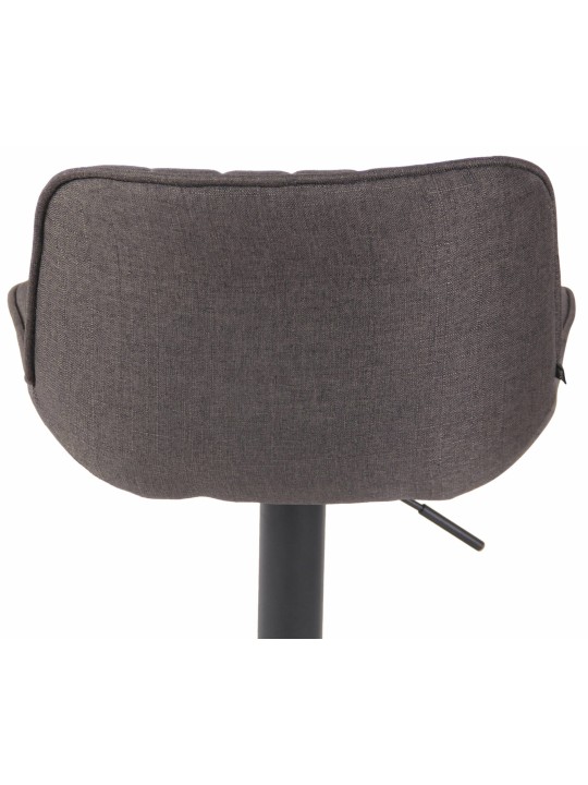 Conjunto de 2 bancos altos em tecido Lentini, cinza escuro