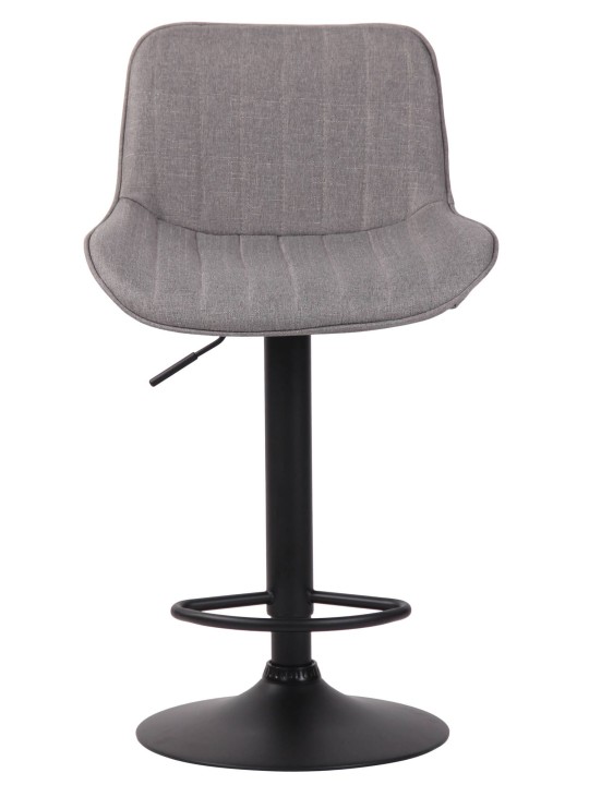 Conjunto de 2 bancos altos em tecido Lentini, cinza Conjunto de 2 bancos altos em tecido Lentini, cinza