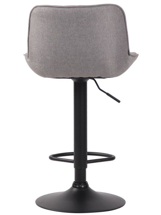 Conjunto de 2 bancos altos em tecido Lentini, cinza Conjunto de 2 bancos altos em tecido Lentini, cinza