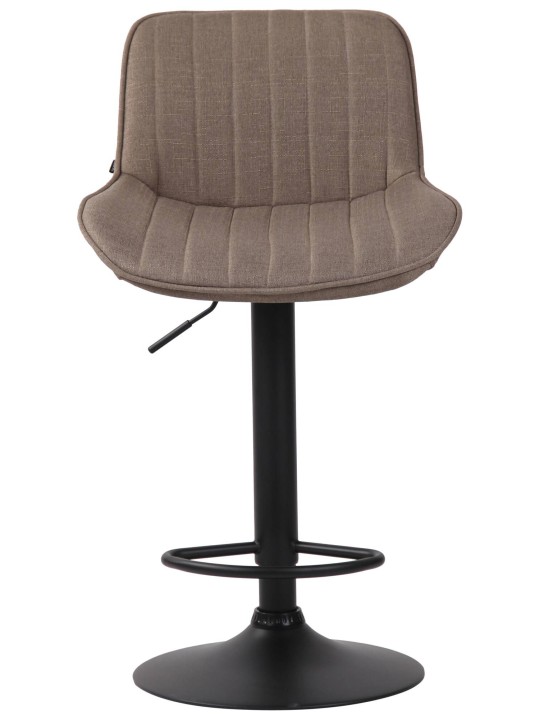 Conjunto de 2 bancos altos em tecido Lentini, taupe Conjunto de 2 bancos altos em tecido Lentini, taupe