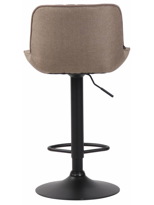 Conjunto de 2 bancos altos em tecido Lentini, taupe Conjunto de 2 bancos altos em tecido Lentini, taupe