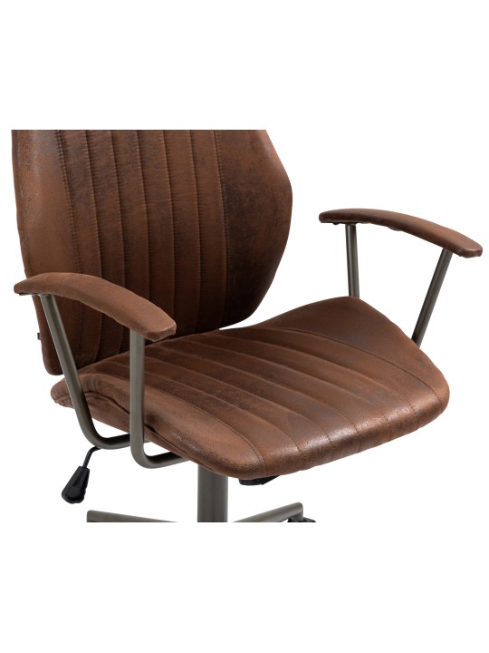 Cadeira de escritório Nampa, conhaque