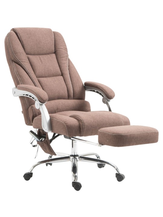 Cadeira de escritório tecido Pacific com função de massagem, castanho Cadeira de escritório tecido Pacific com função de massagem, castanho