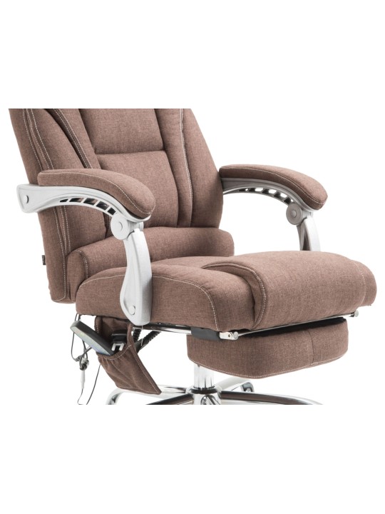 Cadeira de escritório tecido Pacific com função de massagem, castanho Cadeira de escritório tecido Pacific com função de massagem, castanho