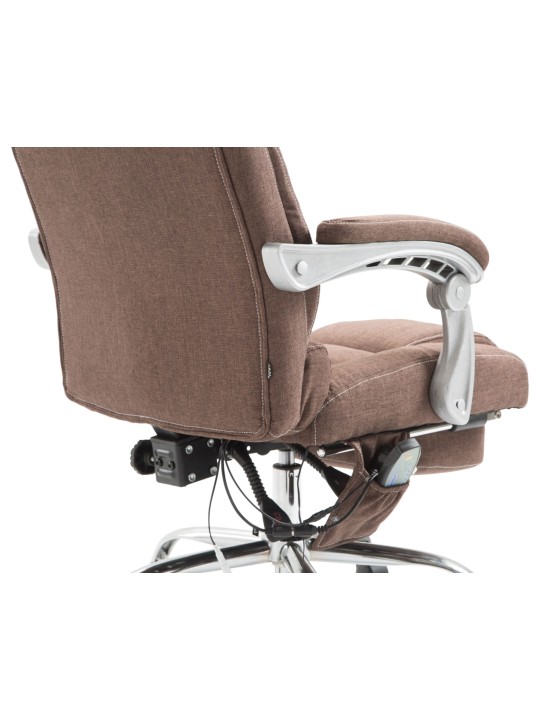 Cadeira de escritório tecido Pacific com função de massagem, castanho Cadeira de escritório tecido Pacific com função de massagem, castanho