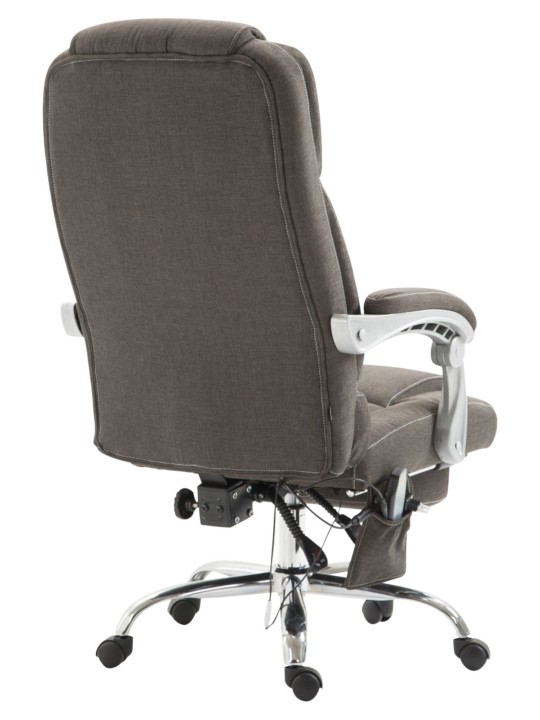 Cadeira de escritório tecido Pacific com função de massagem, cinza escuro