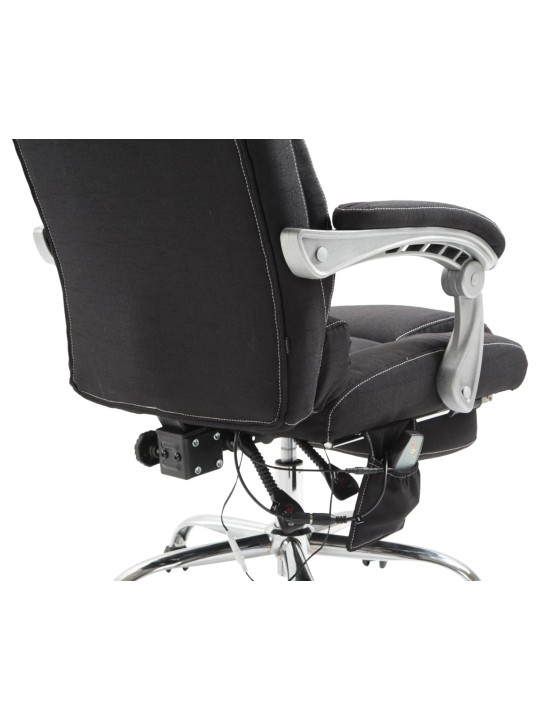 Cadeira de escritório tecido Pacific com função de massagem, preto
